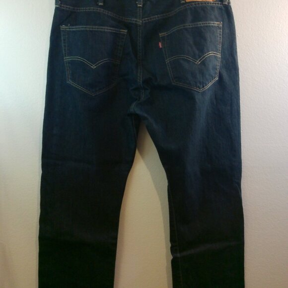 Levis 501 Jeans Mens 40 X 30 Blue Denim Button Fly - Picture 4 of 10